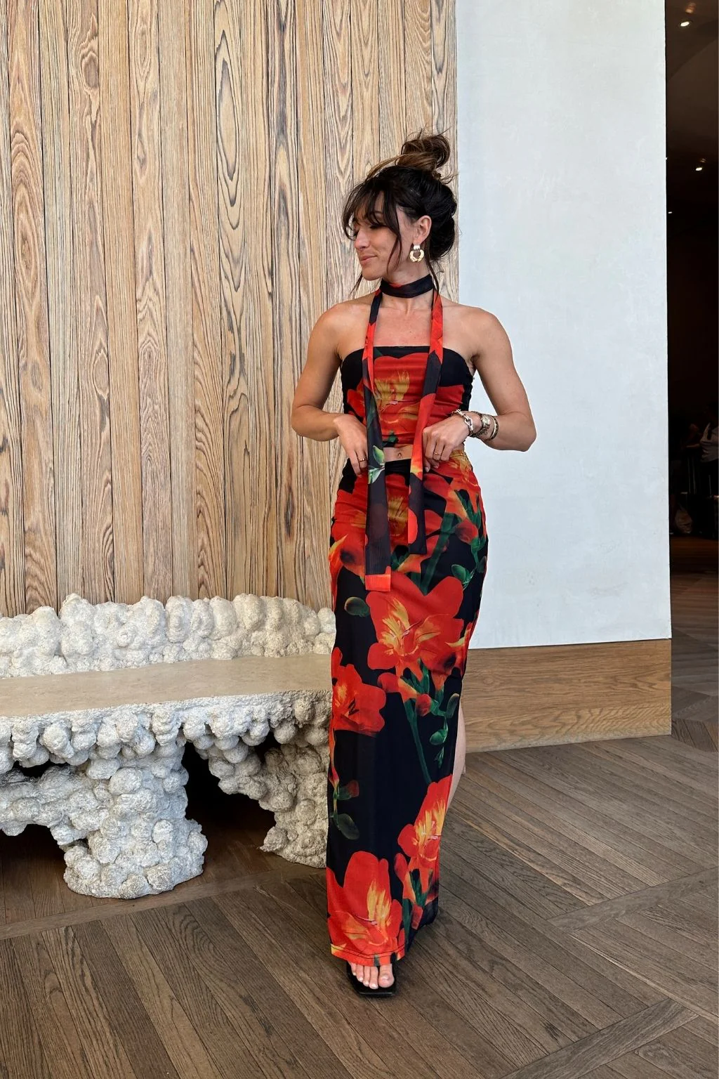 Amour Floral Maxi Skirt - Image 2