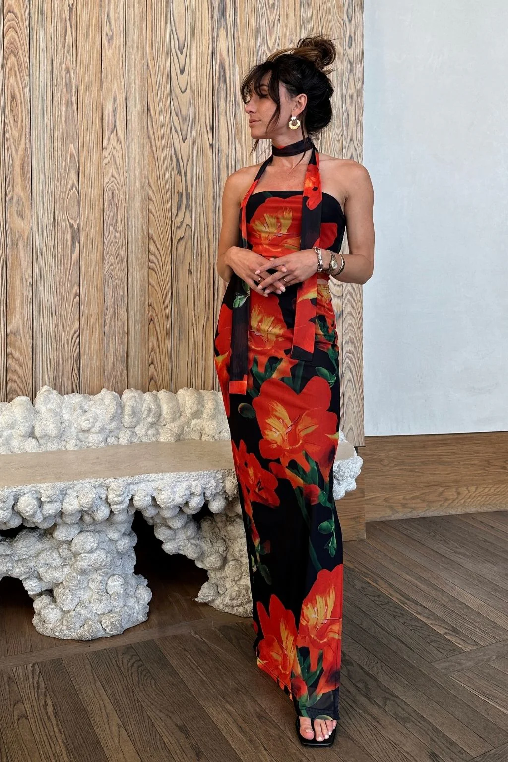Amour Floral Maxi Skirt - Image 4