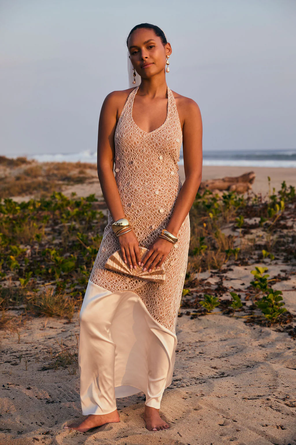 Anastasia Pearl Embellished Maxi Dress - Image 8