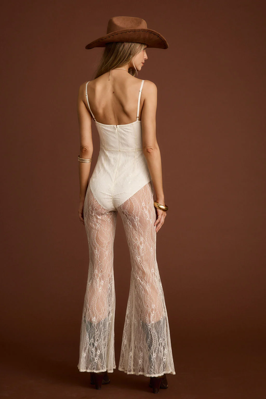 Belladonna Cream Lace Jumpsuit - Image 5