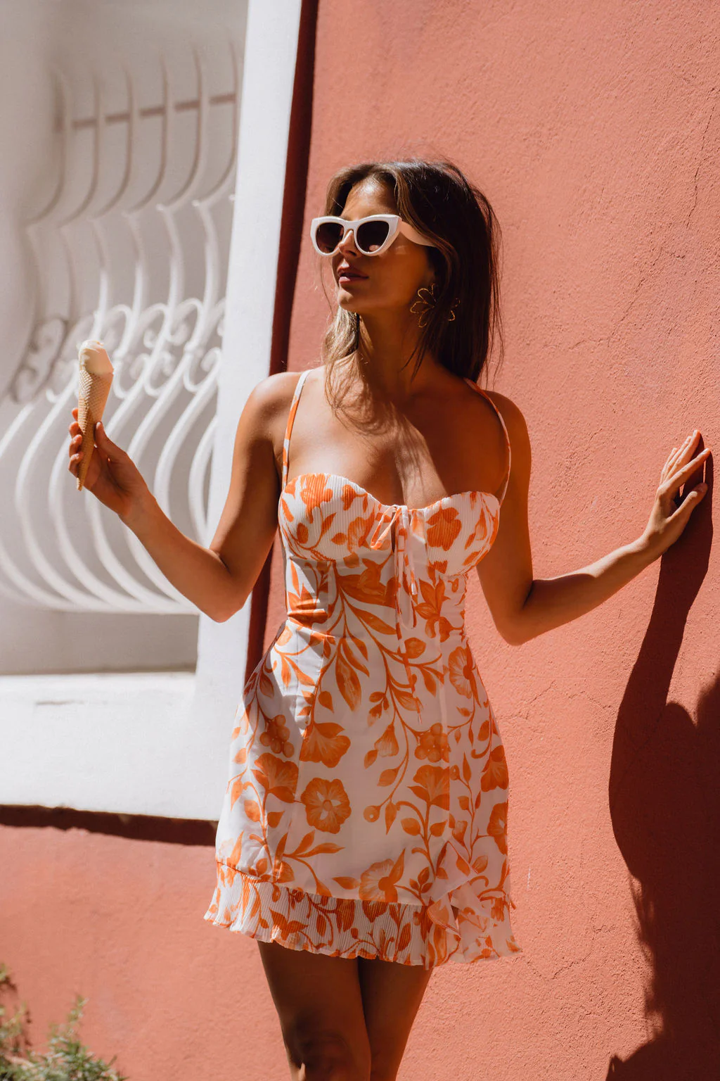 Belle Floral Mini Dress - Image 6