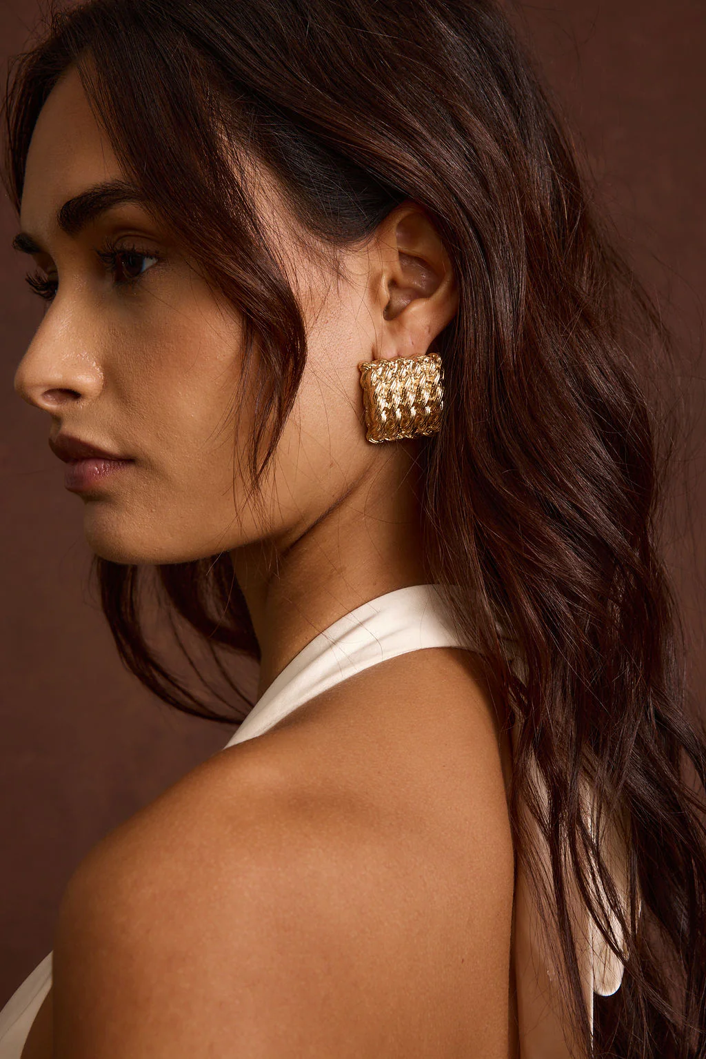 Calaia Gold Earrings - Image 2