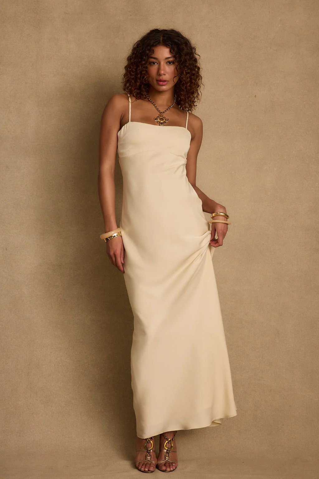 Canary Baby Yellow Maxi Dress