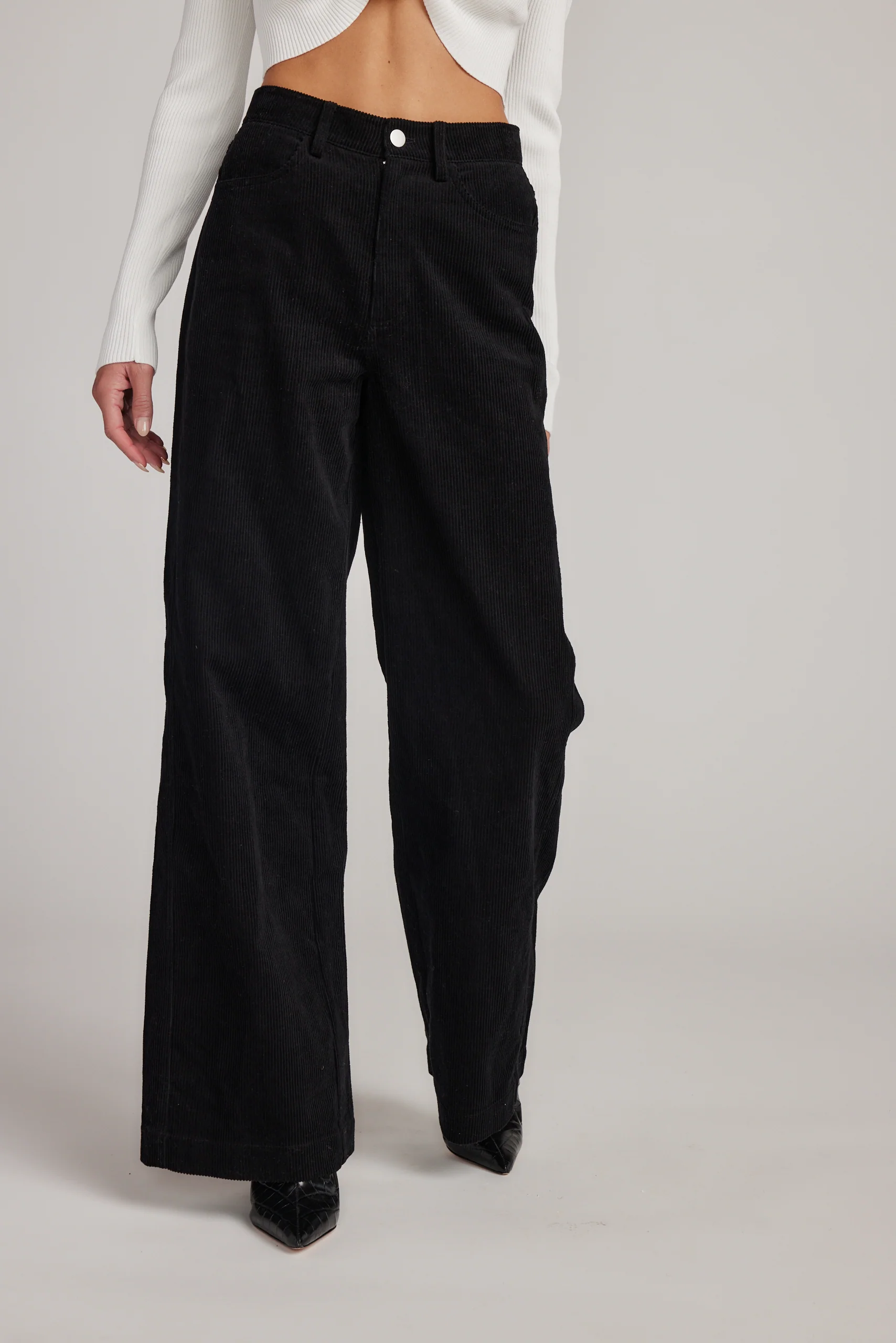 Clarence Black Corduroy Pants - Image 5