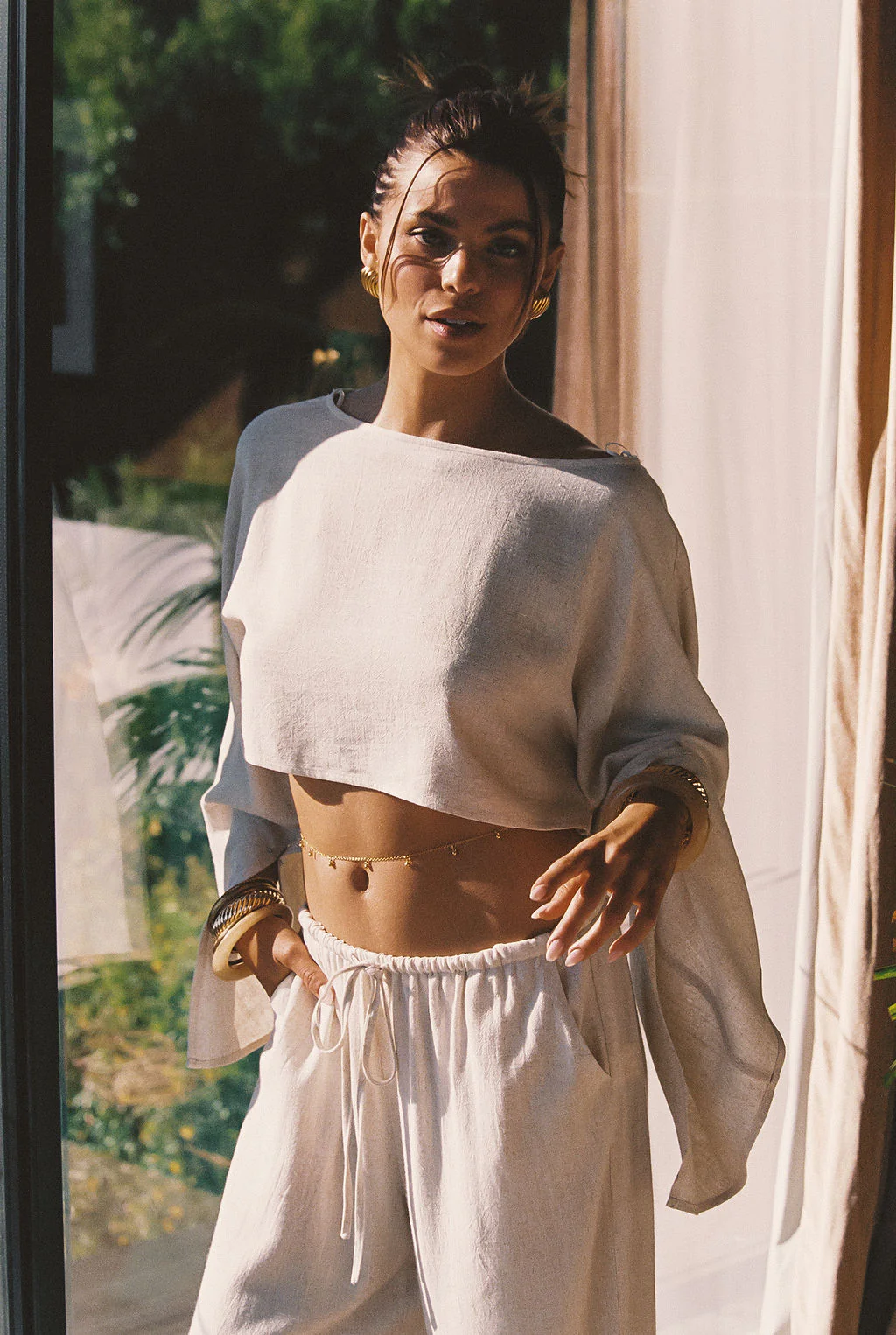 Clear Breeze Natural Linen Top - Image 7