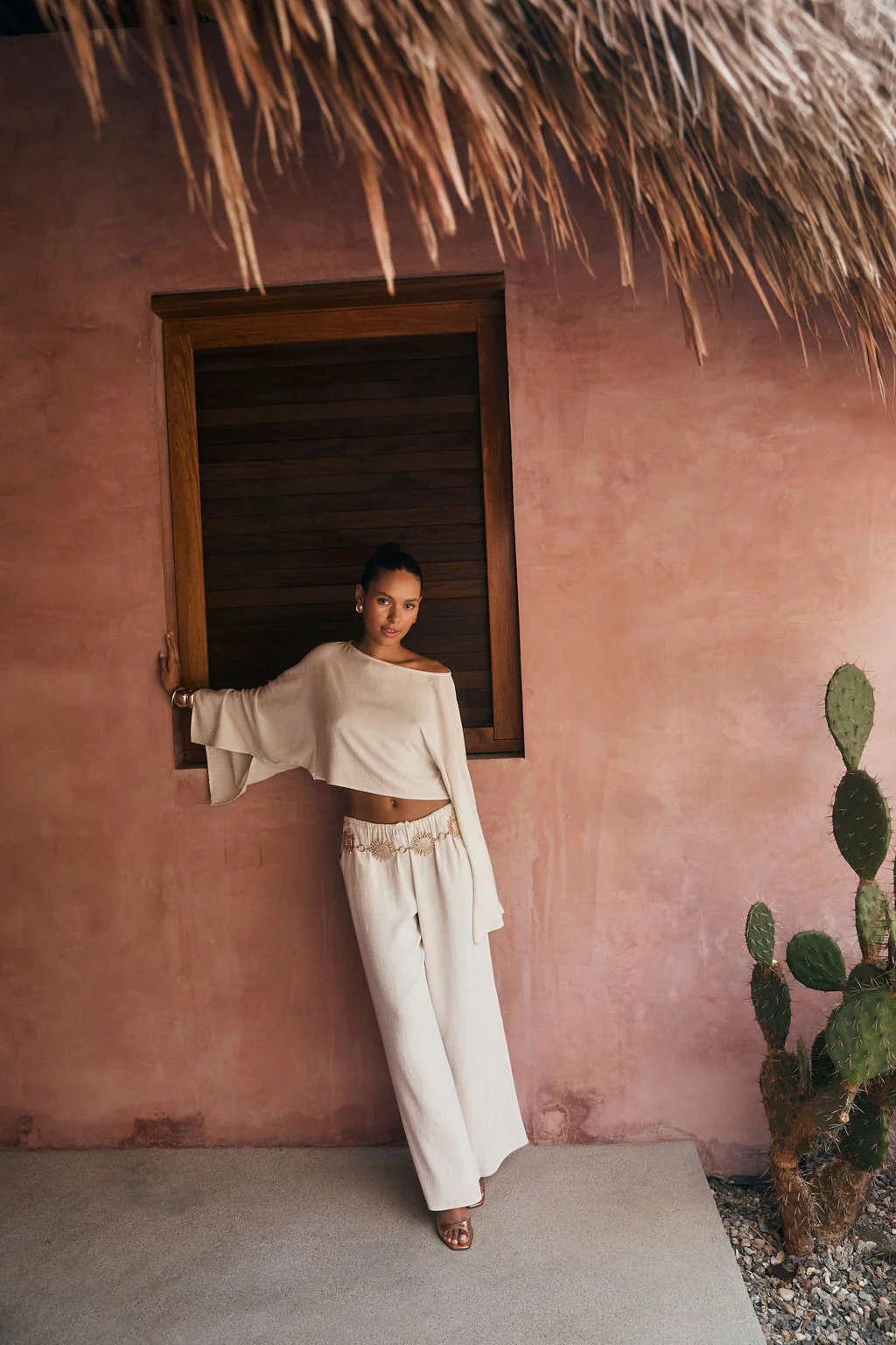 Clear Breeze White Linen Pants - Image 6