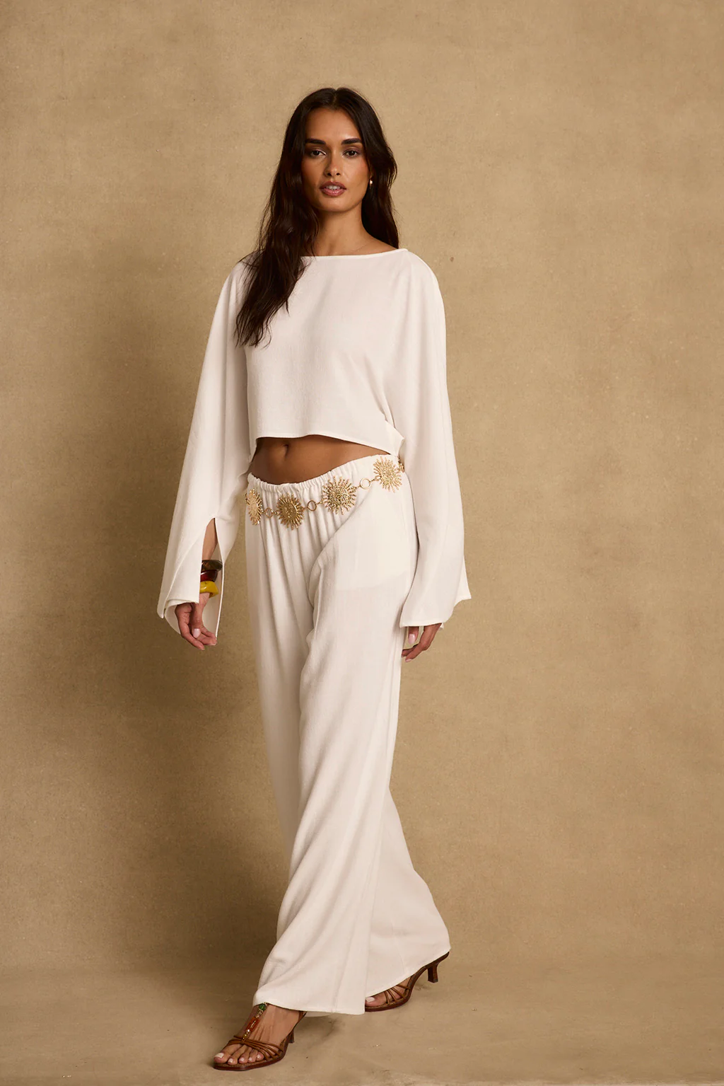 Clear Breeze White Linen Top - Image 11