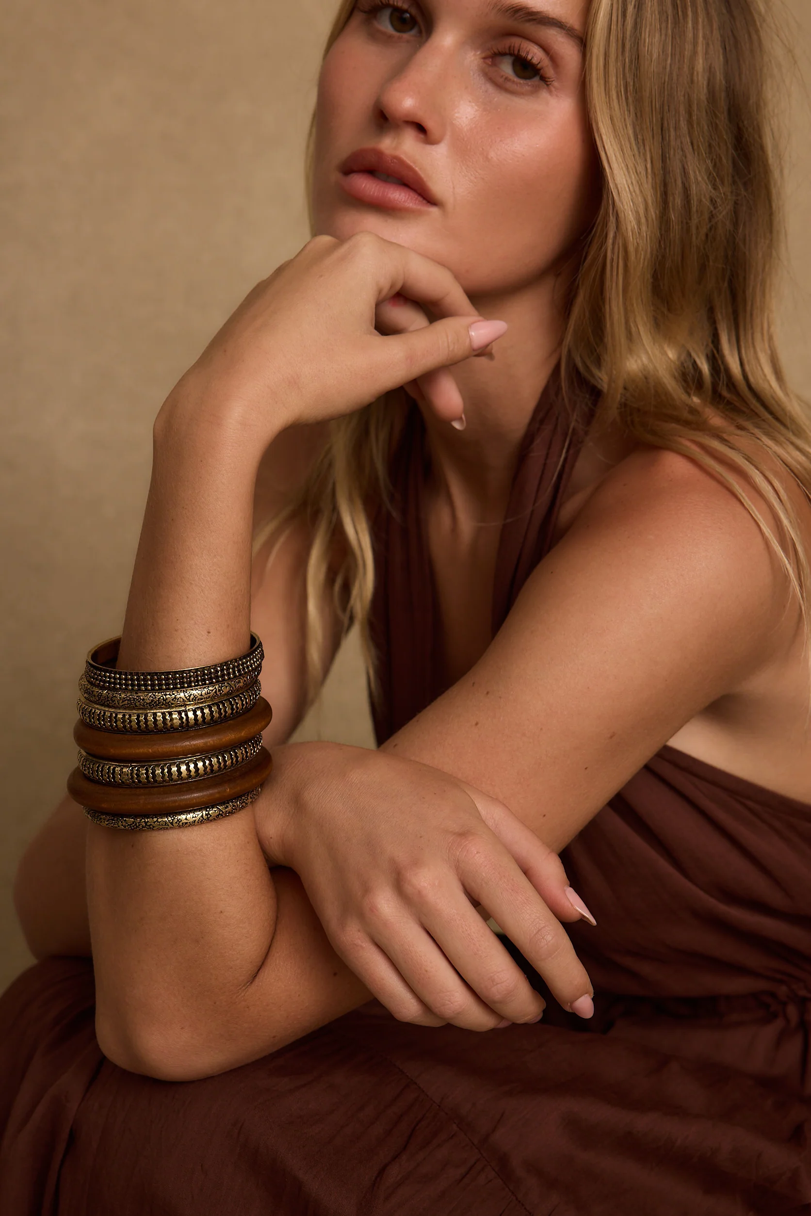 Cruz Artisan Bangle Set - Image 3