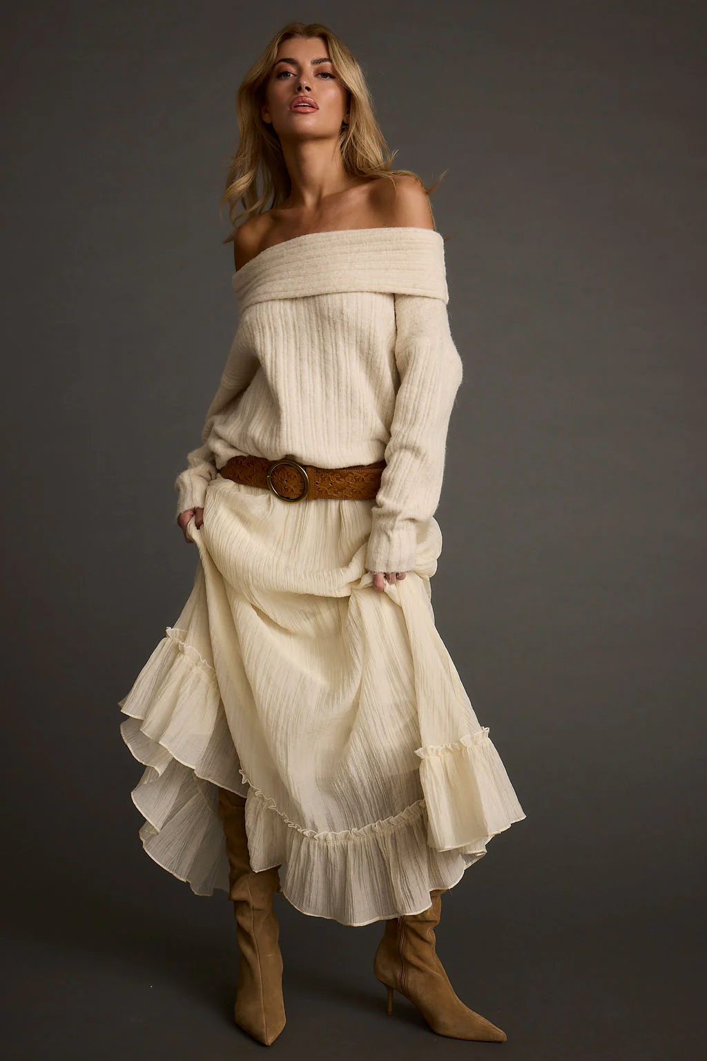 Dahlia Baby Yellow Maxi Skirt - Image 3