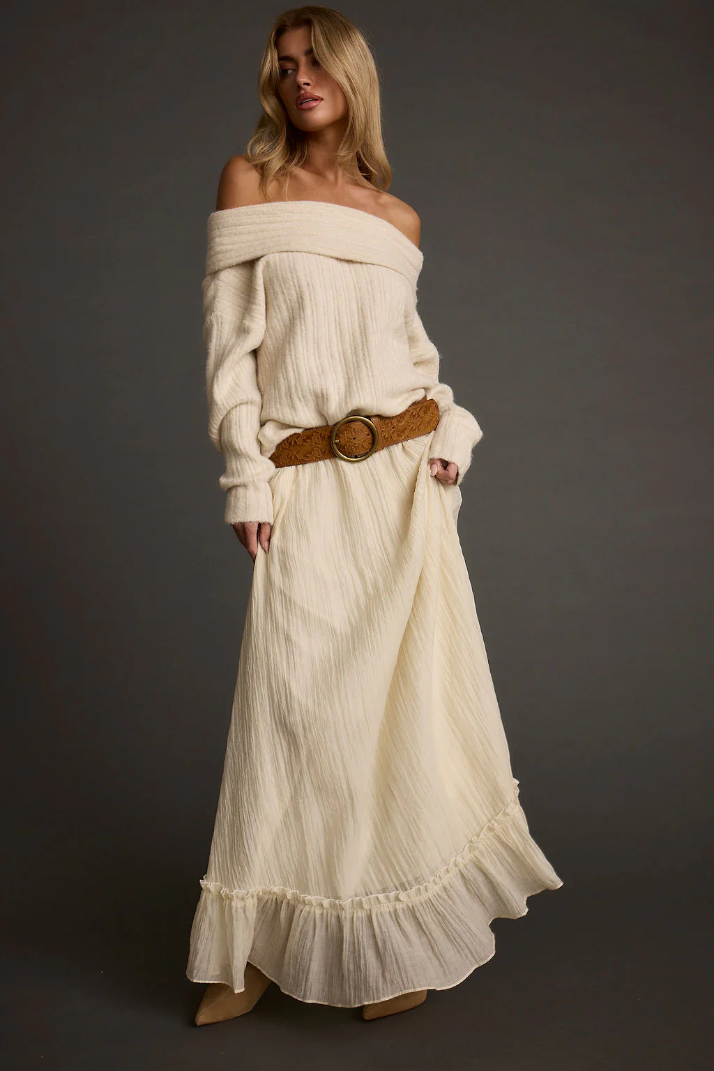 Dahlia Baby Yellow Maxi Skirt - Image 4