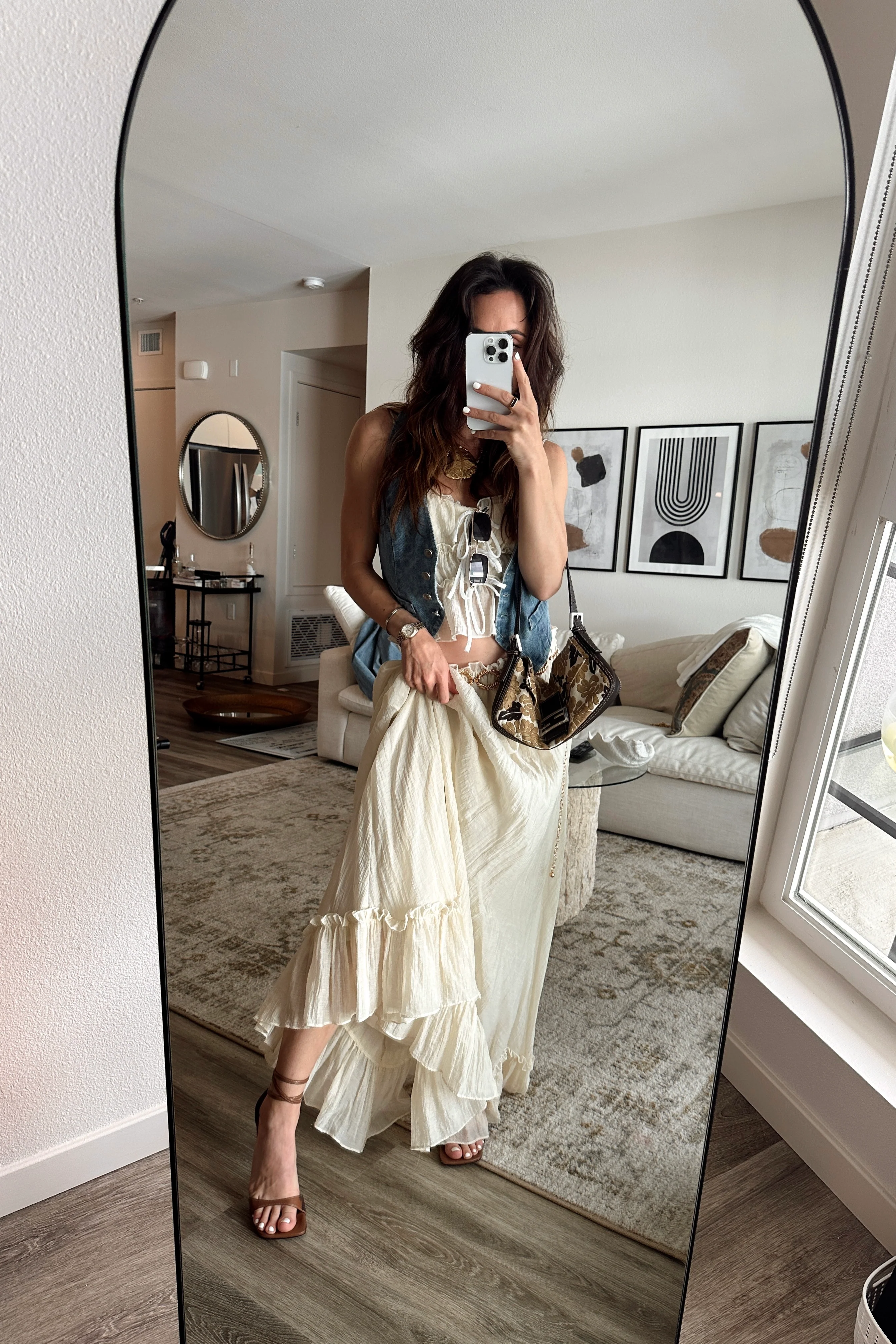 Dahlia Baby Yellow Maxi Skirt - Image 5