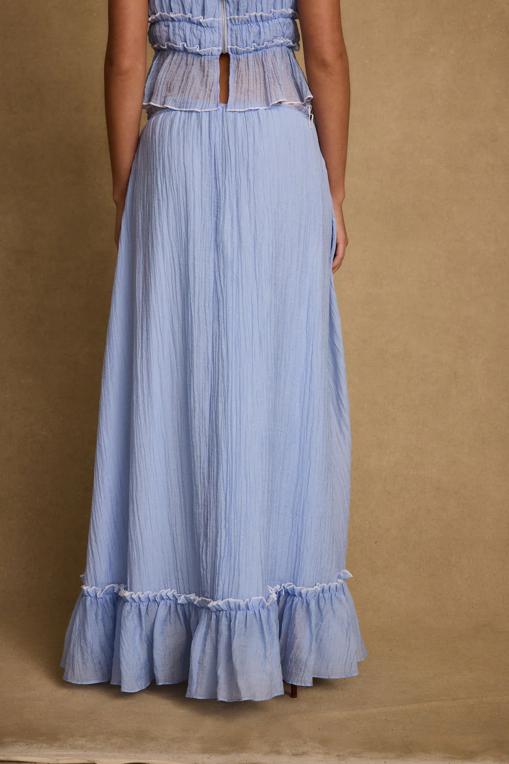Dahlia Blue Maxi Skirt - Image 6