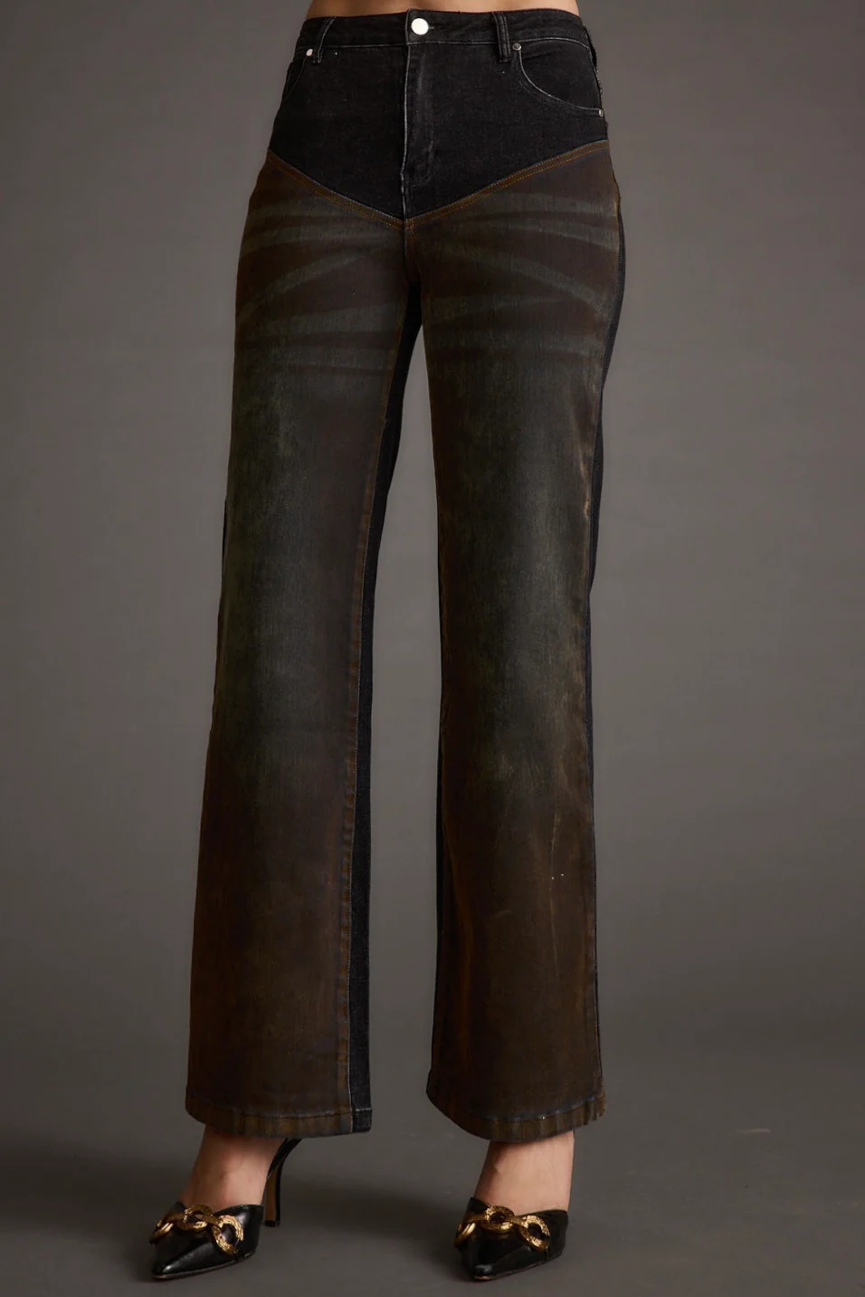 Dawn Two Toned Jeans - Image 6