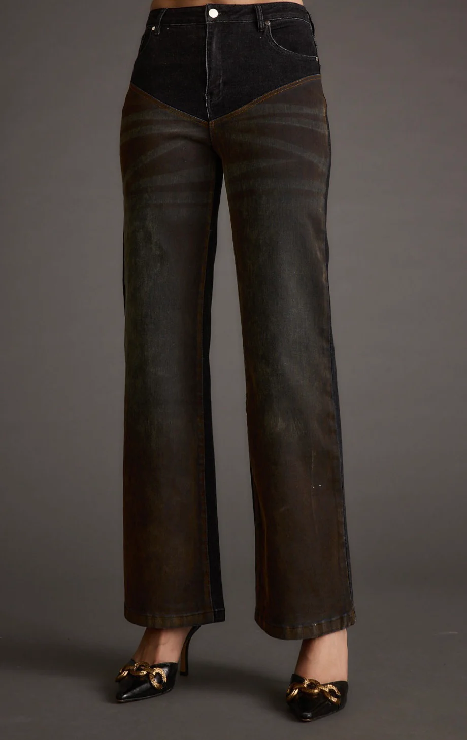 Dawn Two Toned Jeans - Image 7