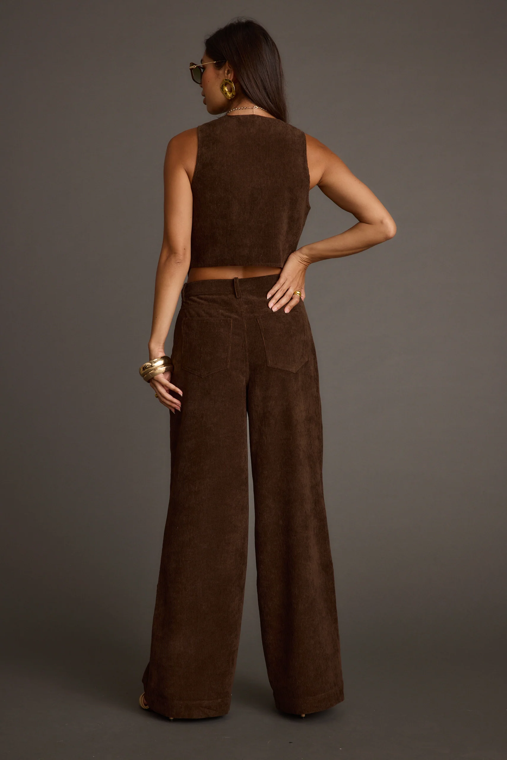 Diane Brown Corduroy Vest - Image 2