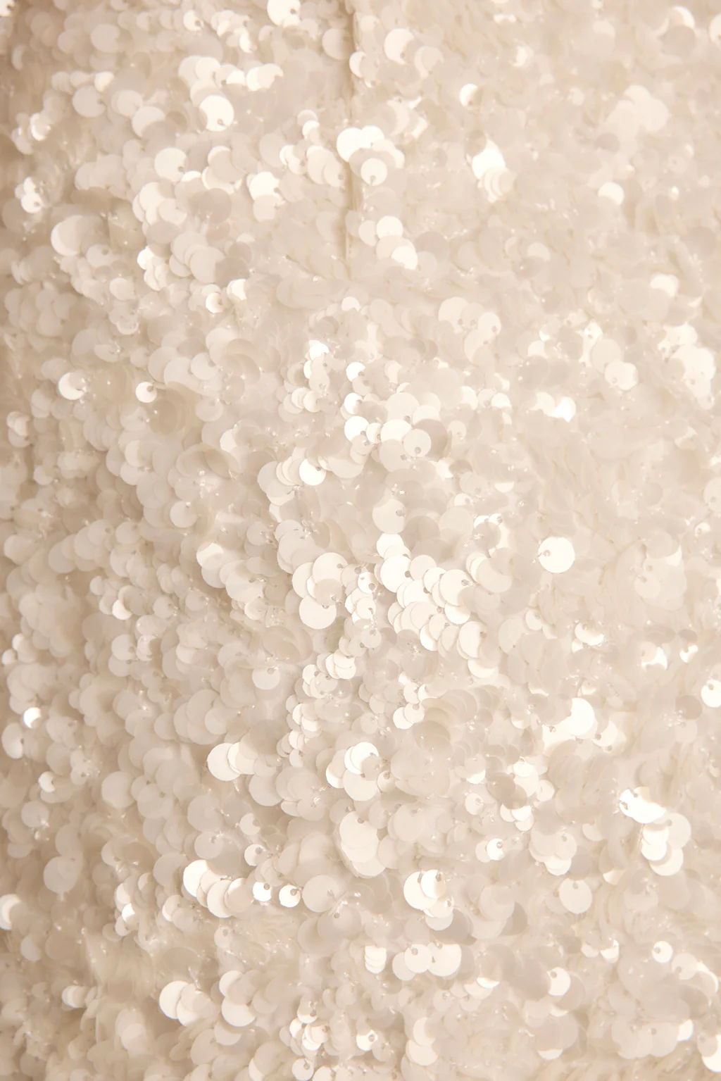 Esme White Sequin Crop Top - Image 9
