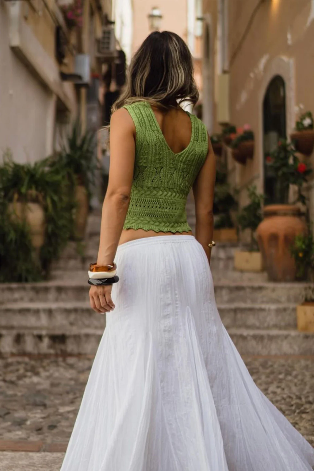 Gisela Moss Knit Tank Top - Image 5