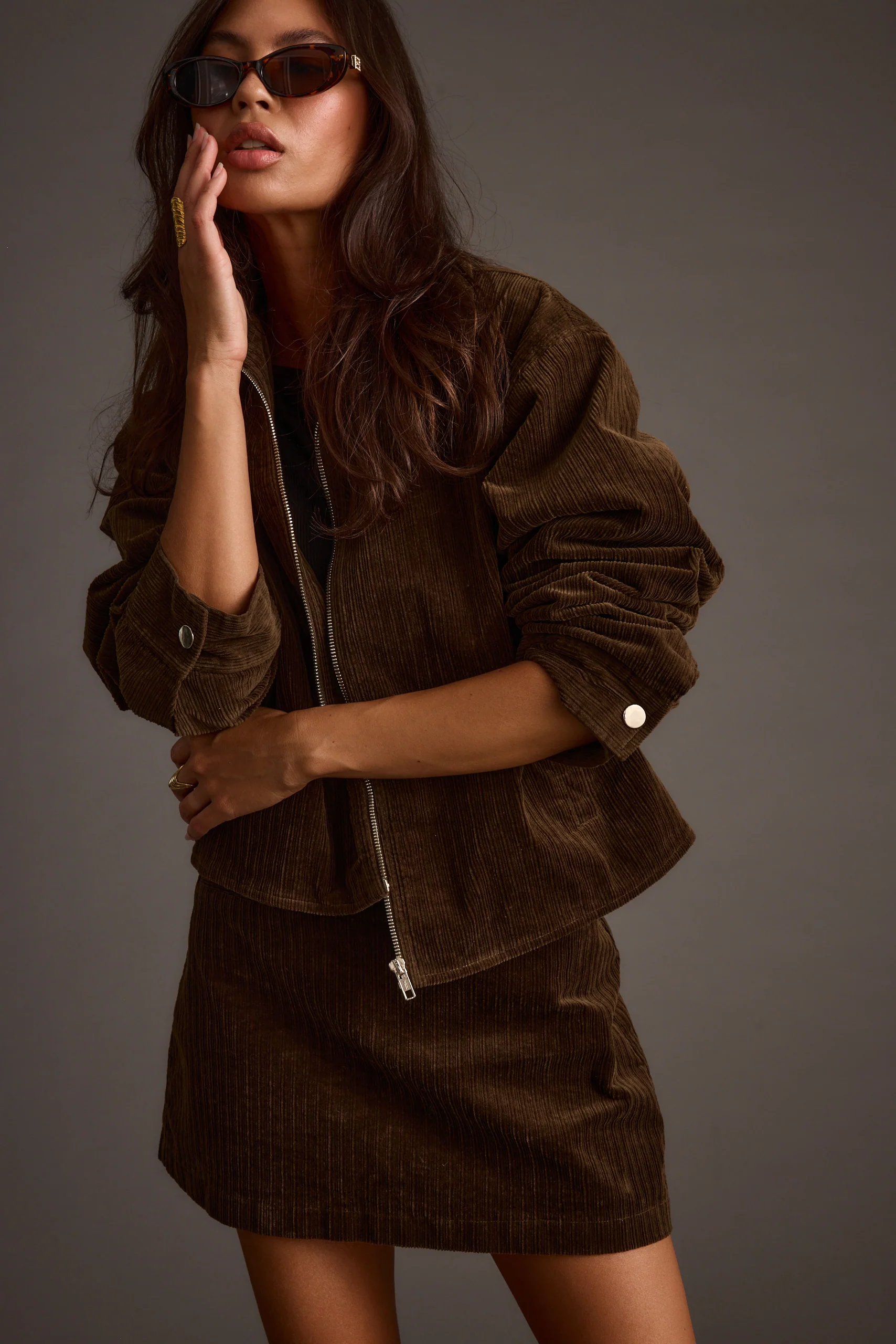 Gramercy Mocha Corduroy Jacket - Image 6