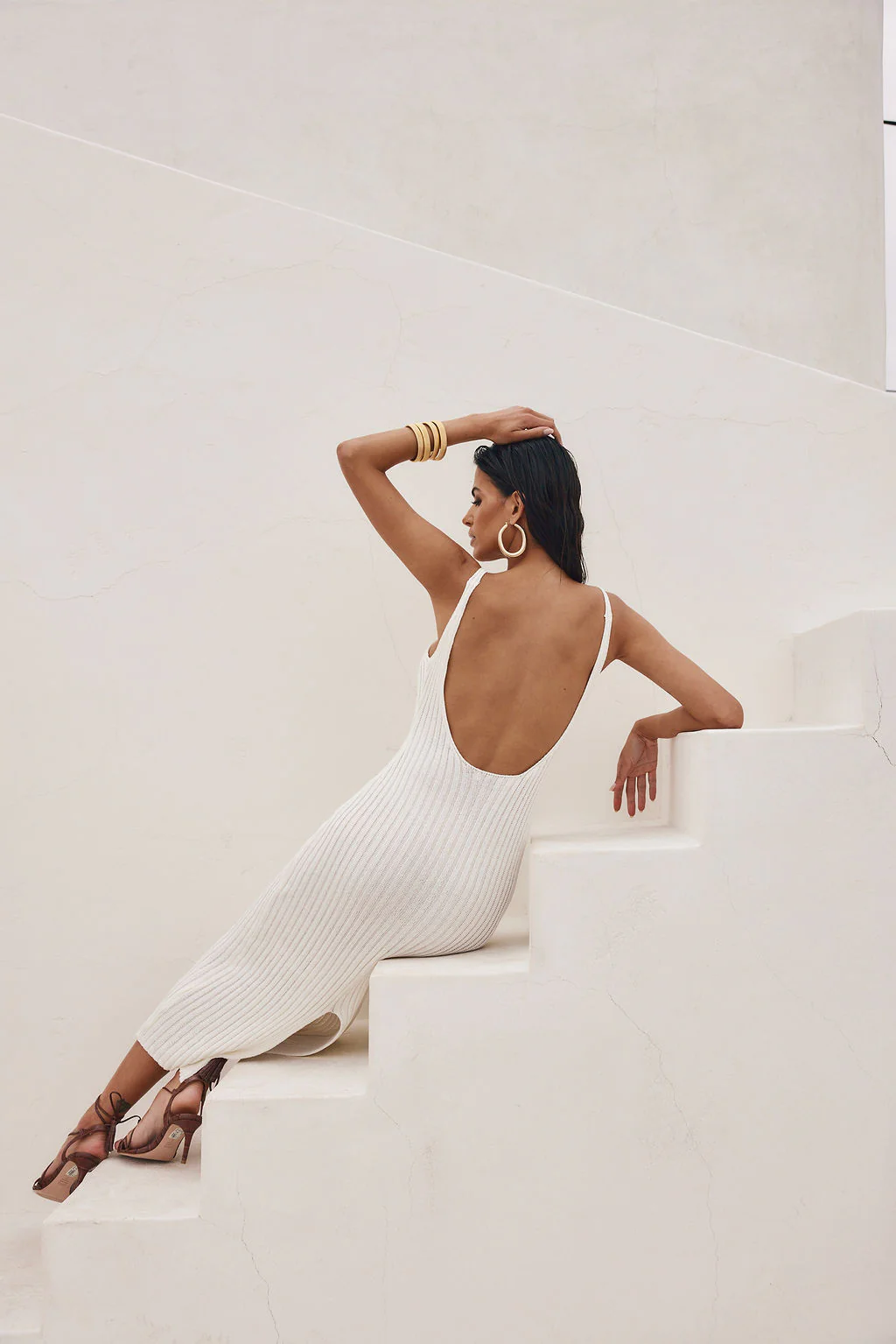 Gwyneth Sleeveless Midi Dress - Image 6