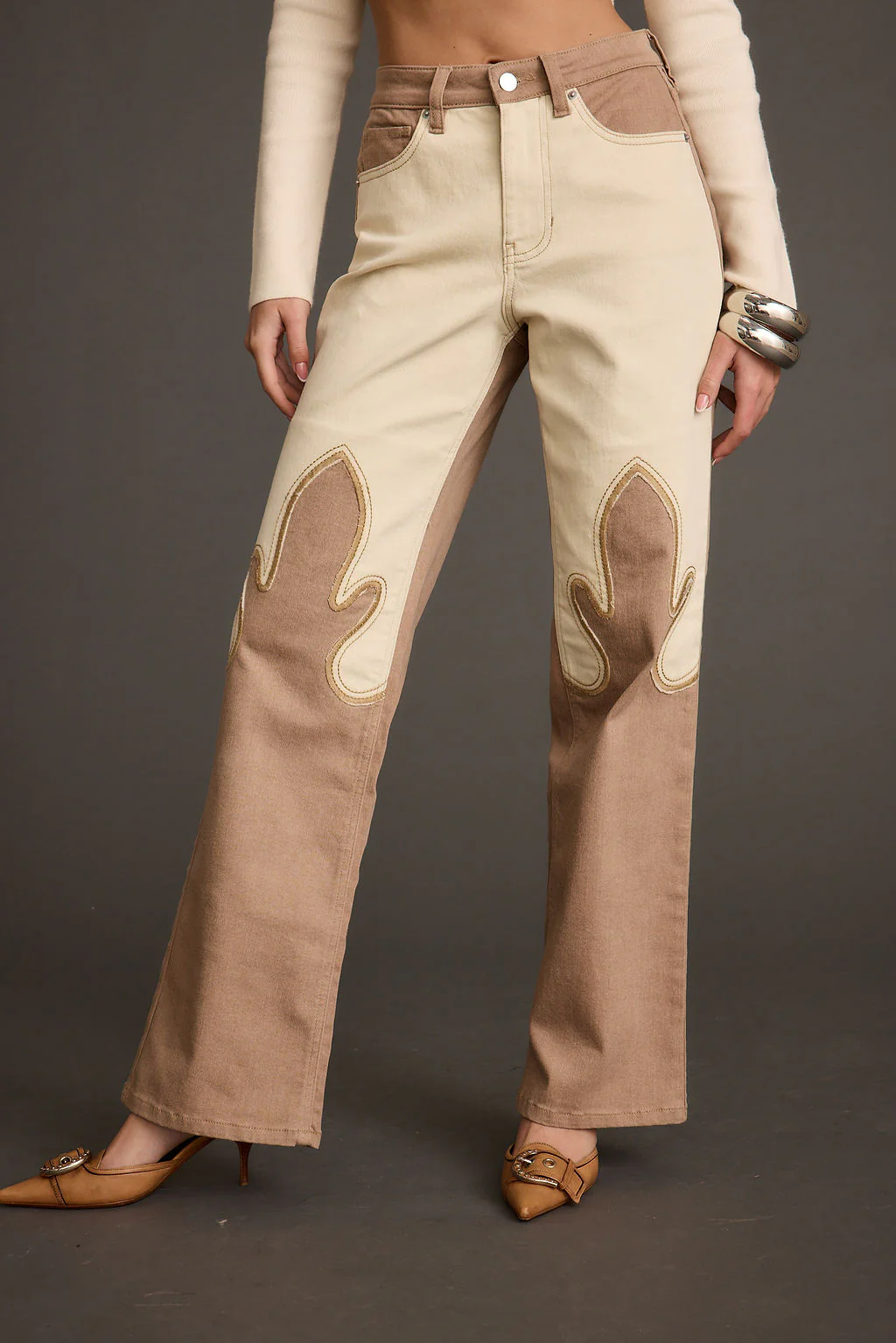 High Noon Two Tone Western Pants - Image 7