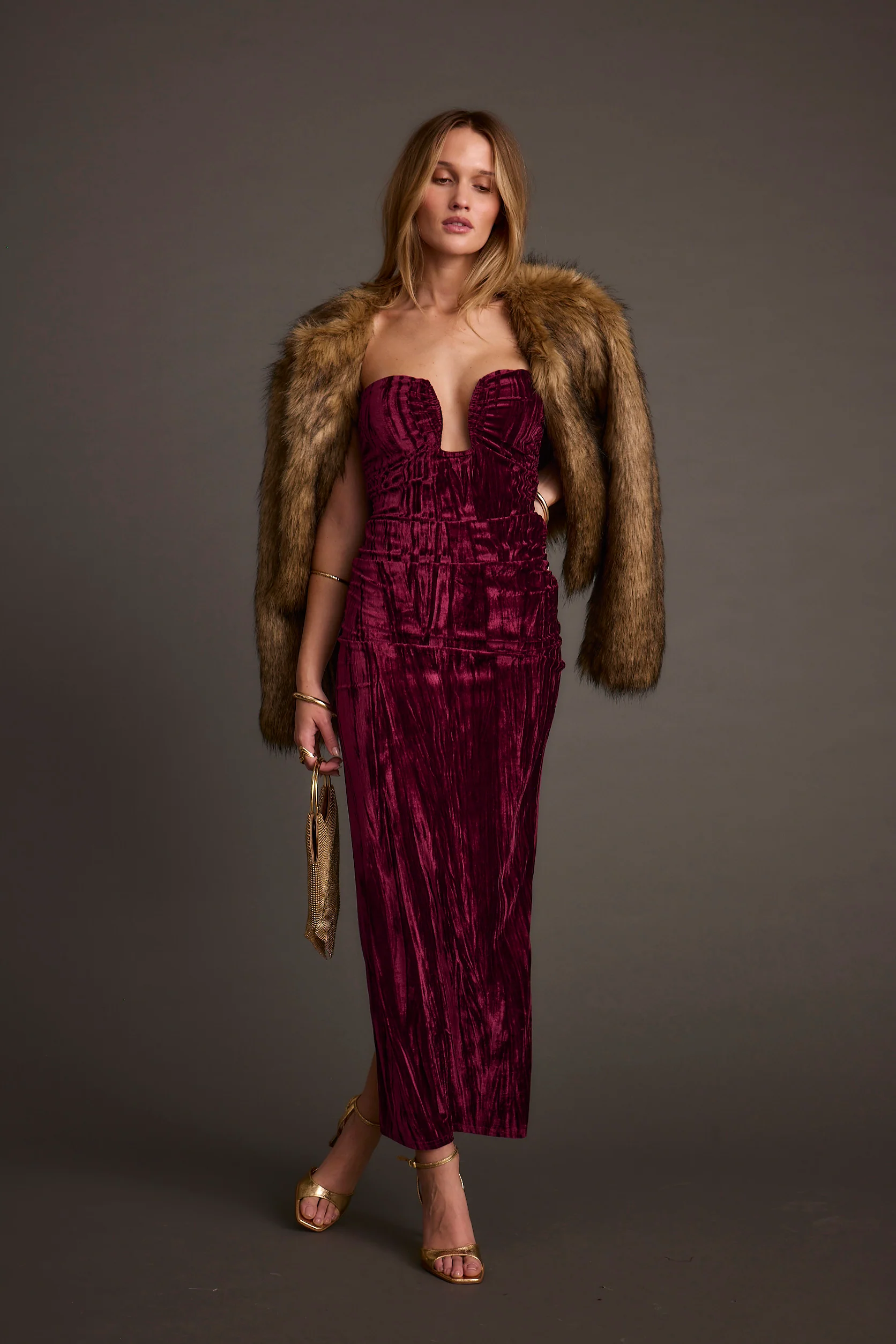 Jones Mulberry Maxi Dress - Image 3