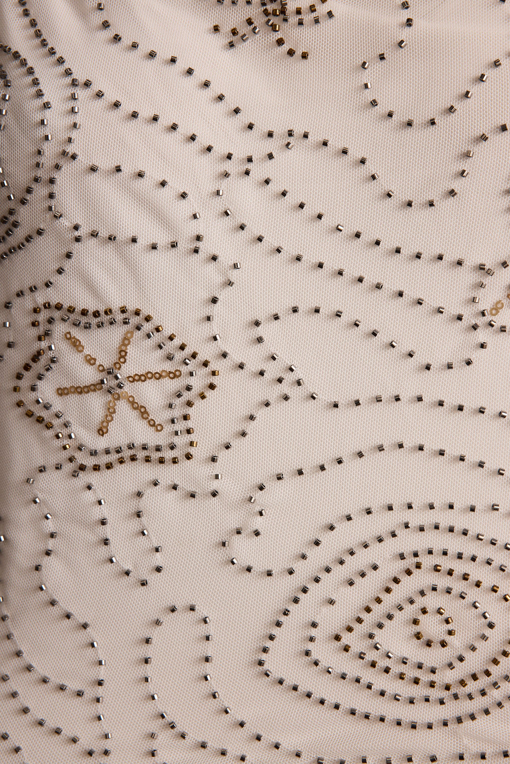 Julia White Beaded Maxi Skirt - Image 9