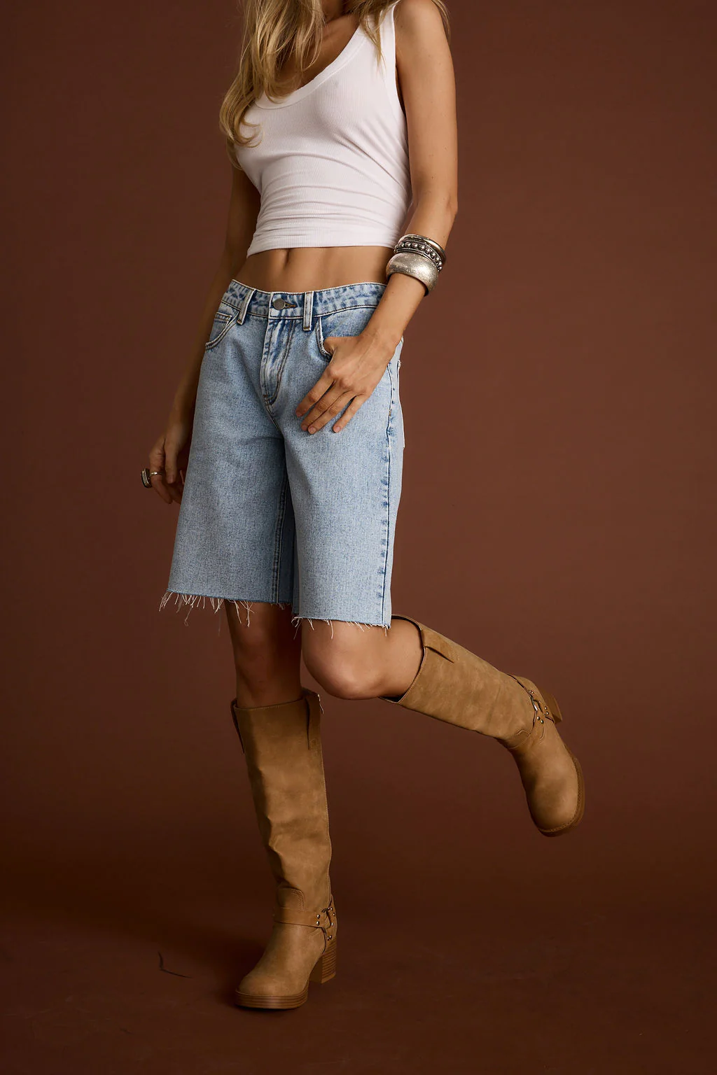 Juny Denim Jean Shorts - Image 3