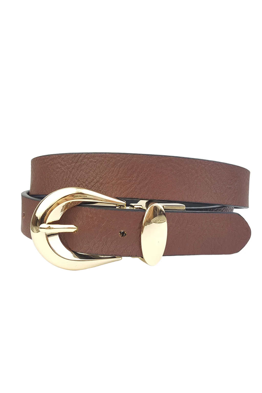 Knowles Gold Buckle Reversible Belt - Image 4