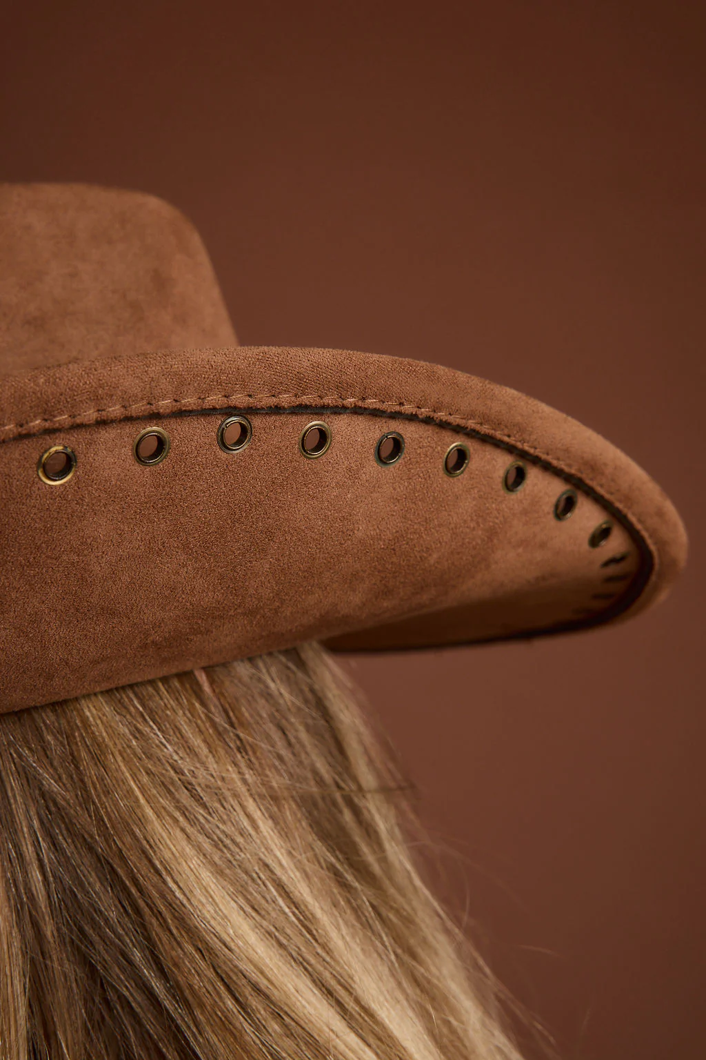 Maeve Brown Faux Suede Cowboy Hat - Image 4