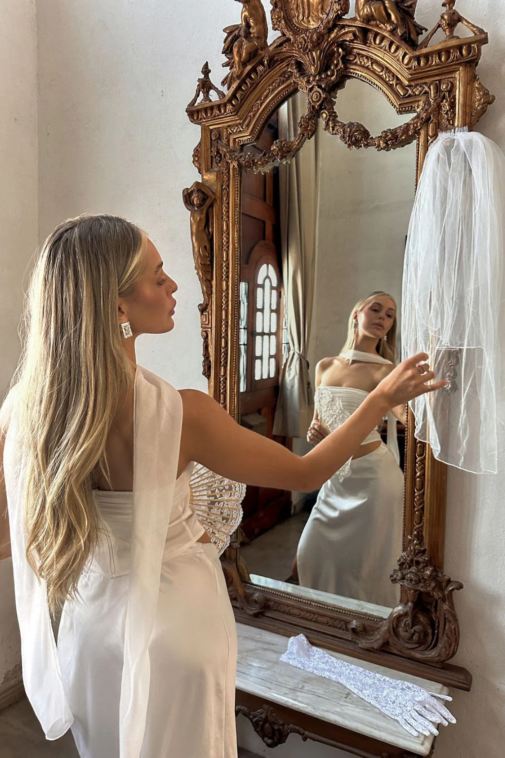 Mallorca White Strapless Top - Image 9