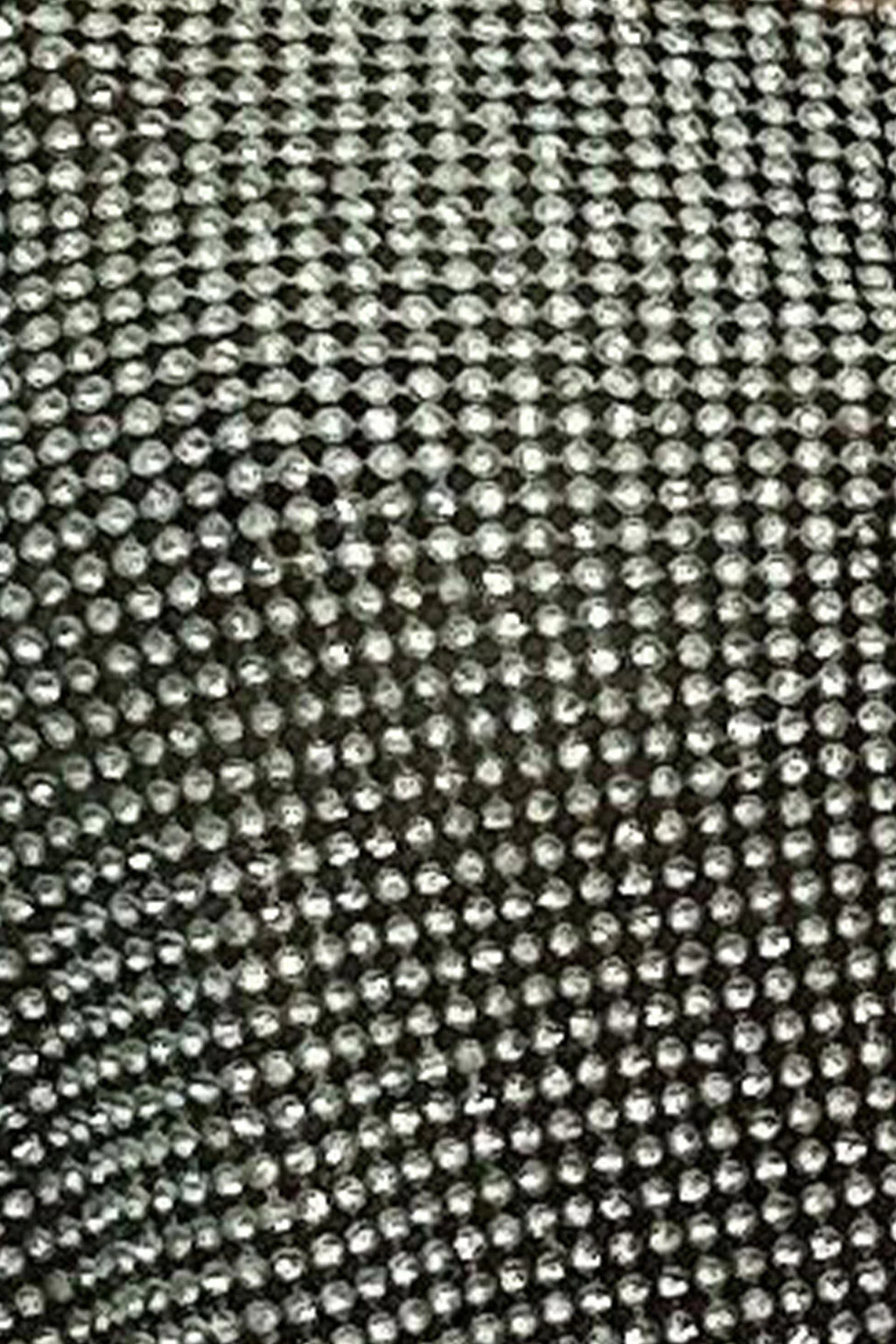Marine Green Rhinestone Chainmail Tank - Image 2