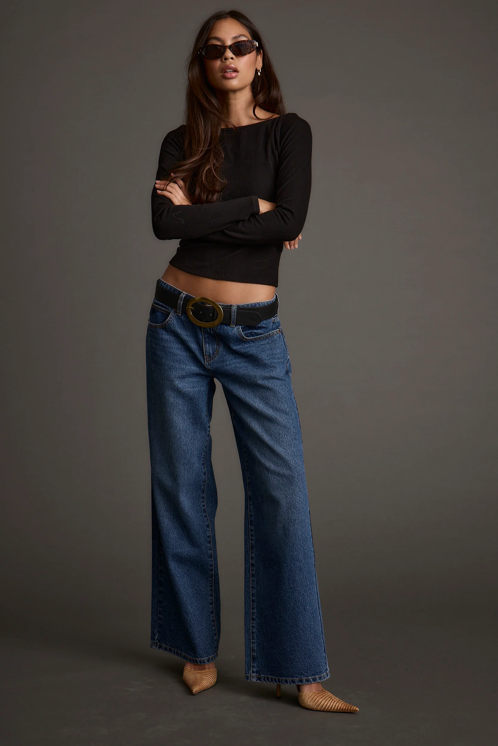 Matti Black Boat Neck Top - Image 6