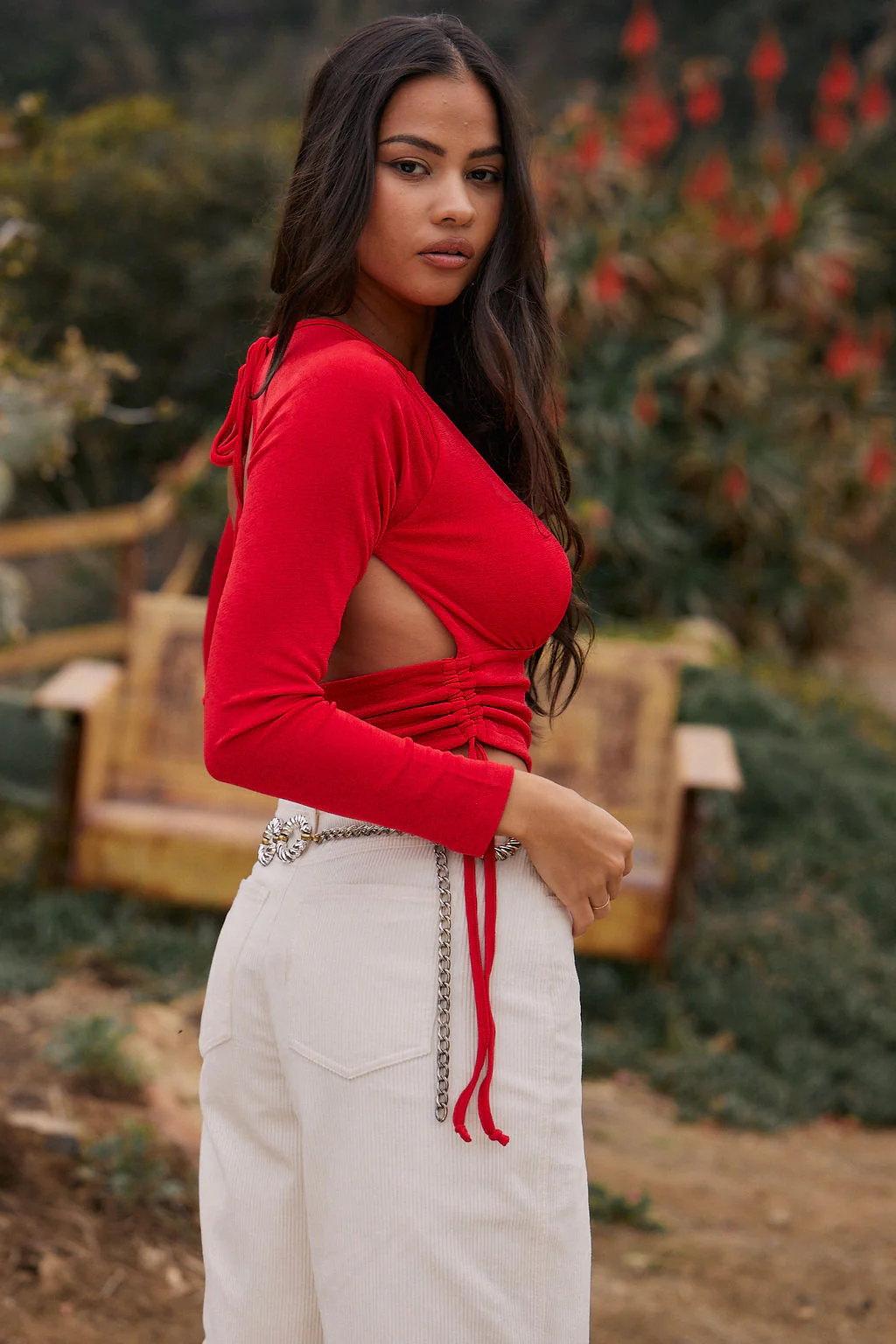 Nala Red Crop Top - Image 3
