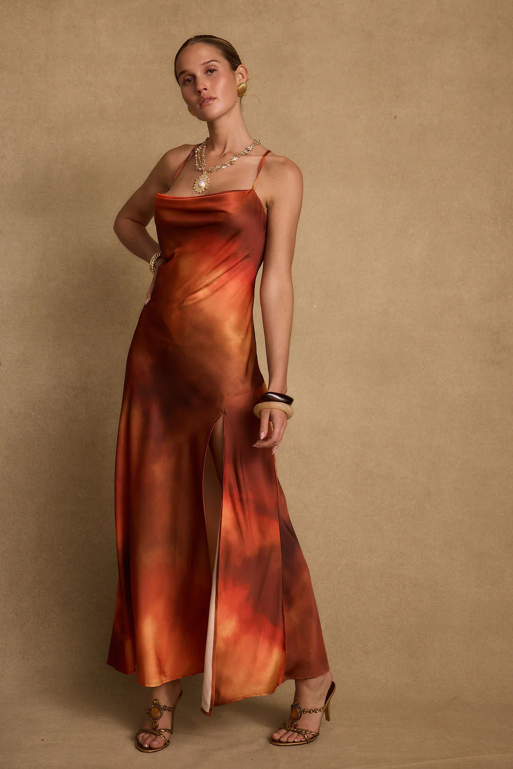 Natalia Sunset Ombre Maxi Dress - Image 8