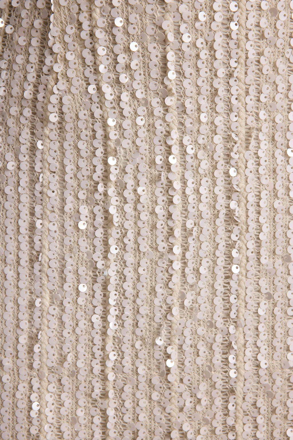 Nerina White Sequin Mini Dress - Image 9