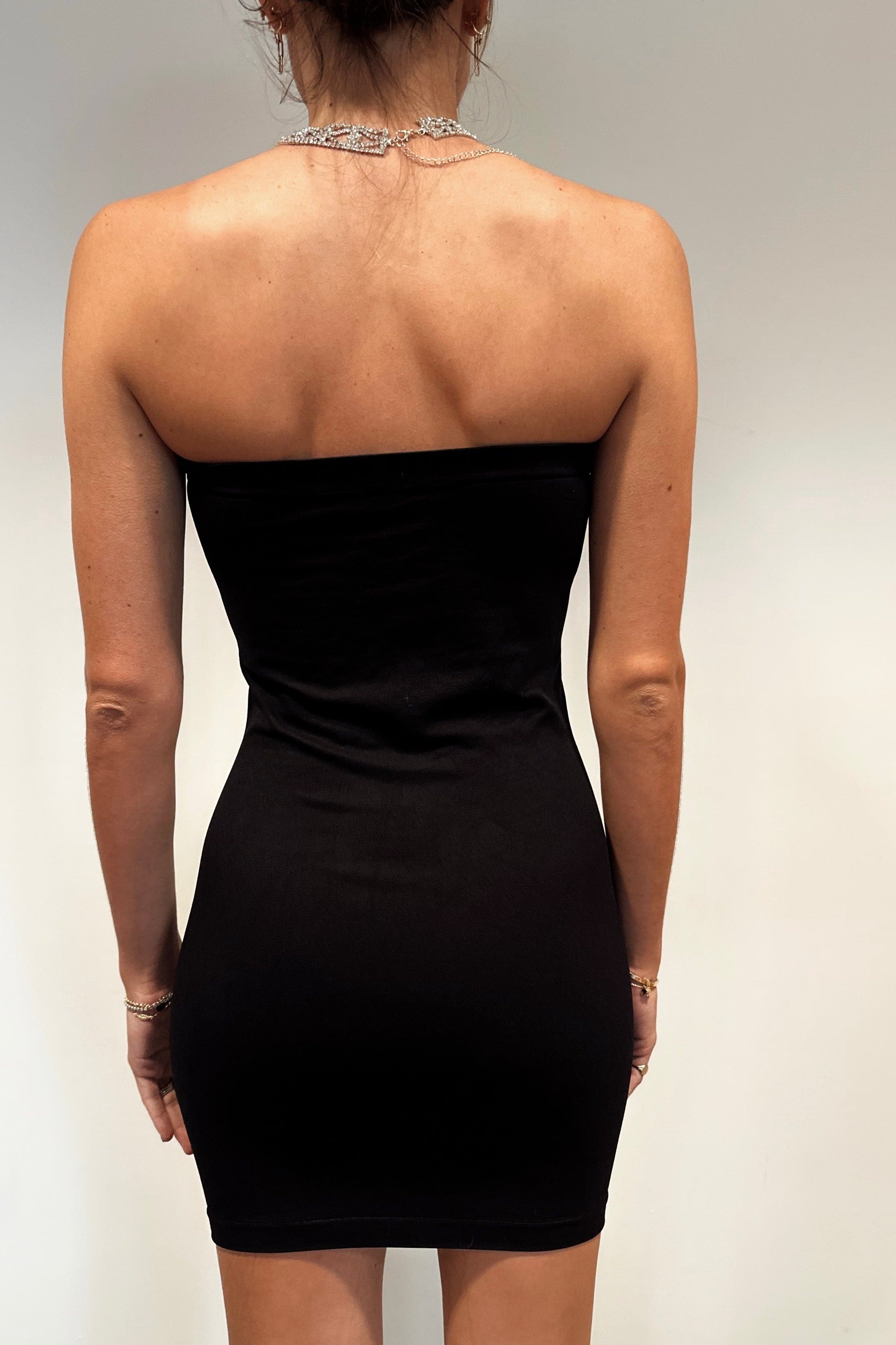 Norma Black Strapless Under Dress - Image 2