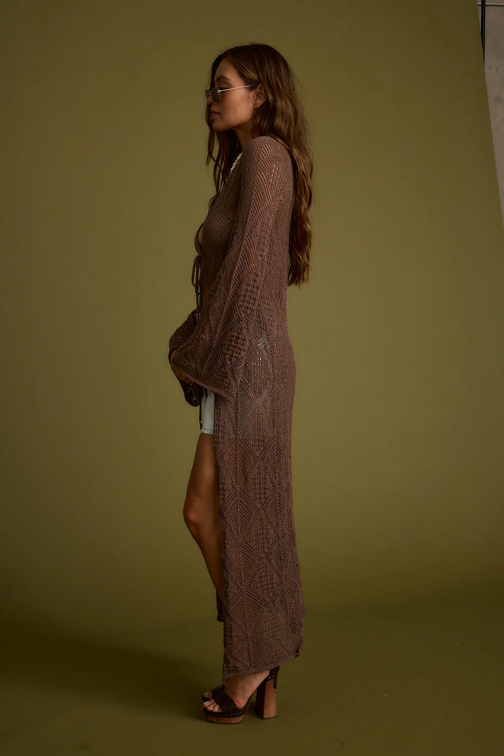 Oakley Mocha Knit Maxi Cardigan - Image 4