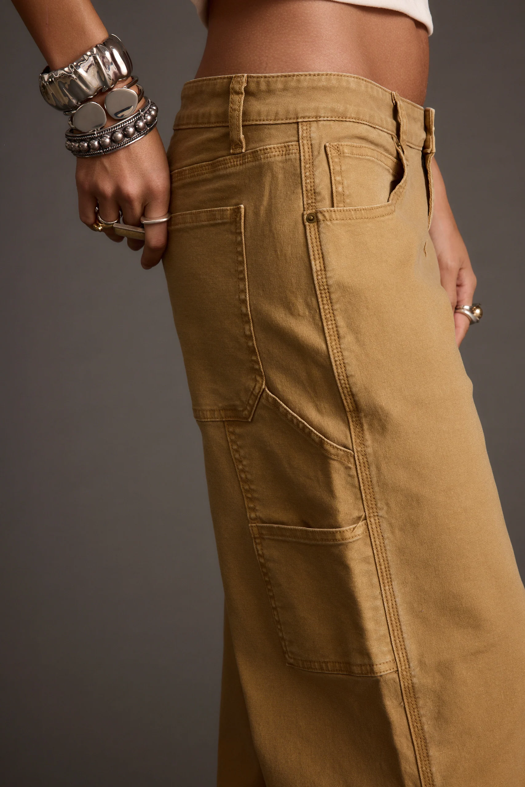 Parker Khaki Carpenter Pants - Image 5