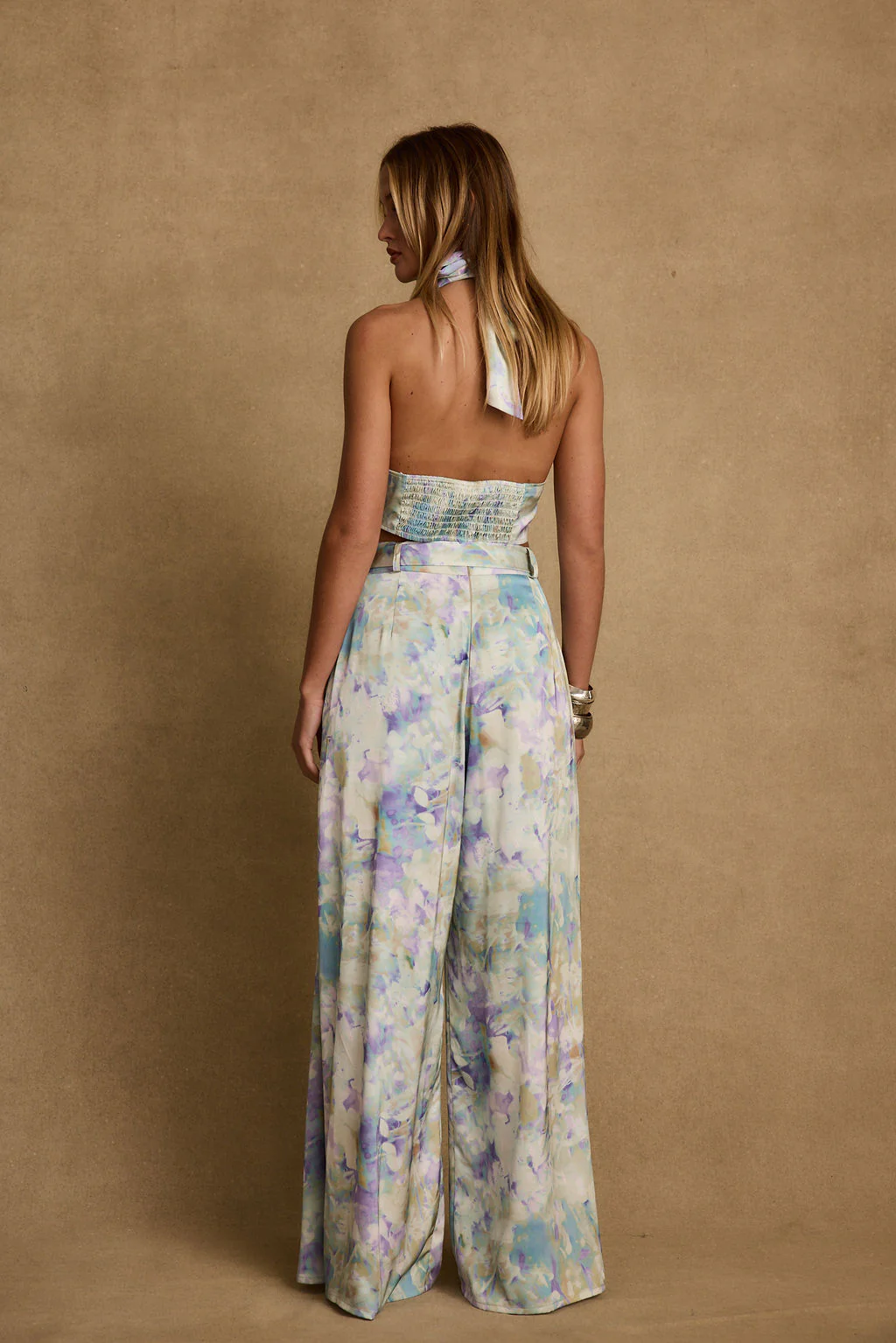 Picasso Blue Abstract Pants - Image 3