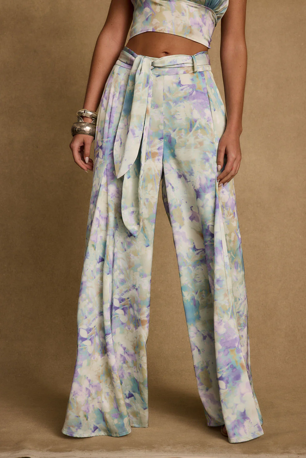 Picasso Blue Abstract Pants - Image 4
