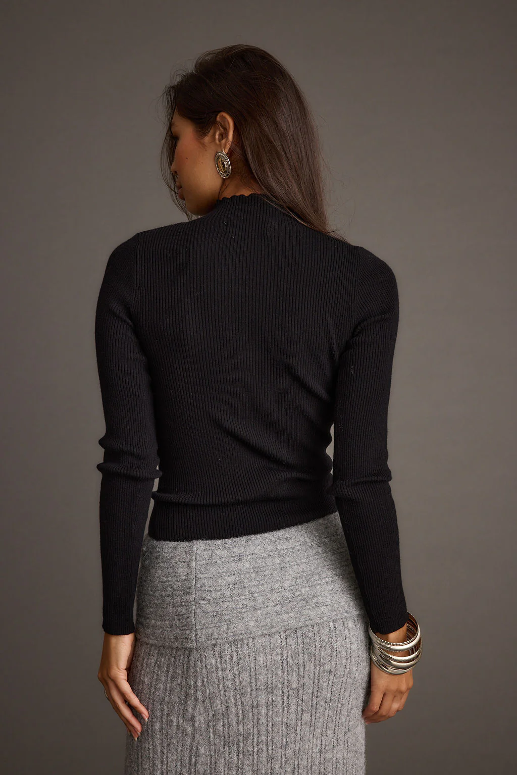 Robbie Black Long Sleeve Turtleneck - Image 3