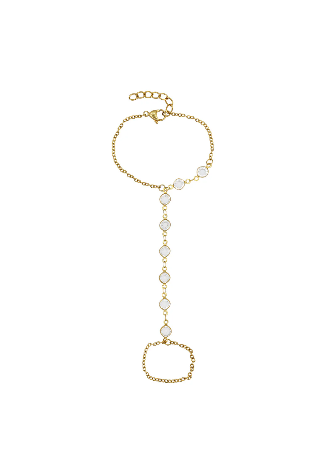 Rumi Gold Hand Chain - Image 2