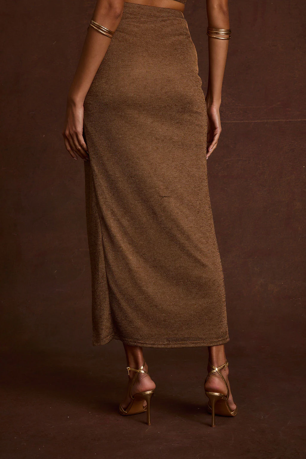 Toulouse Bronze Maxi Skirt - Image 3