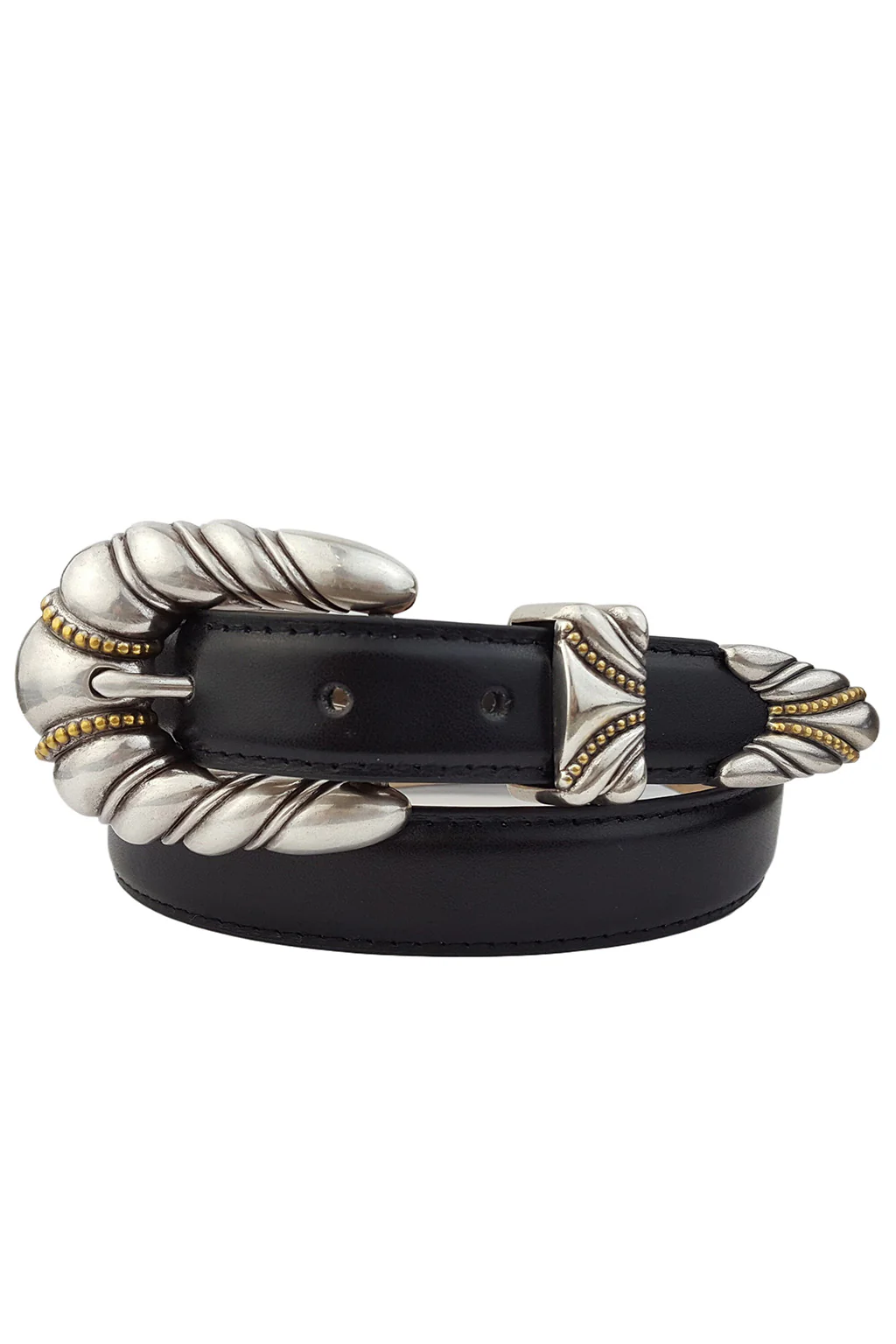 Siesta Black and Silver Belt - Image 2