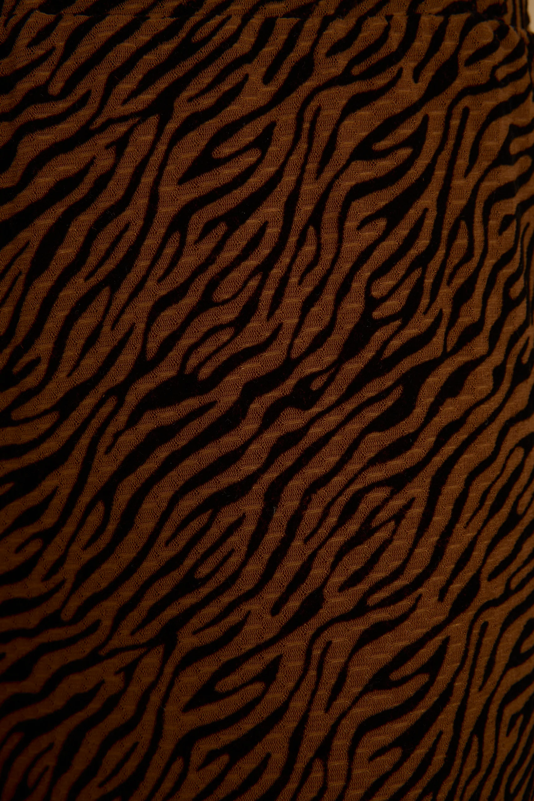 Silver Springs Cognac Zebra Flare Pants - Image 6
