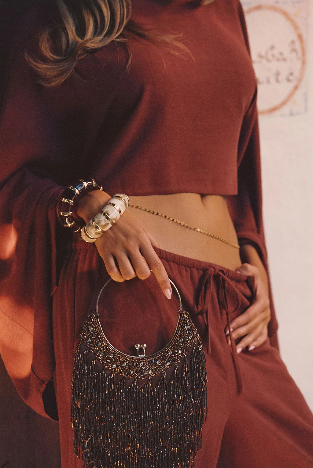Soreya Resin and Gold Bangles - Image 2