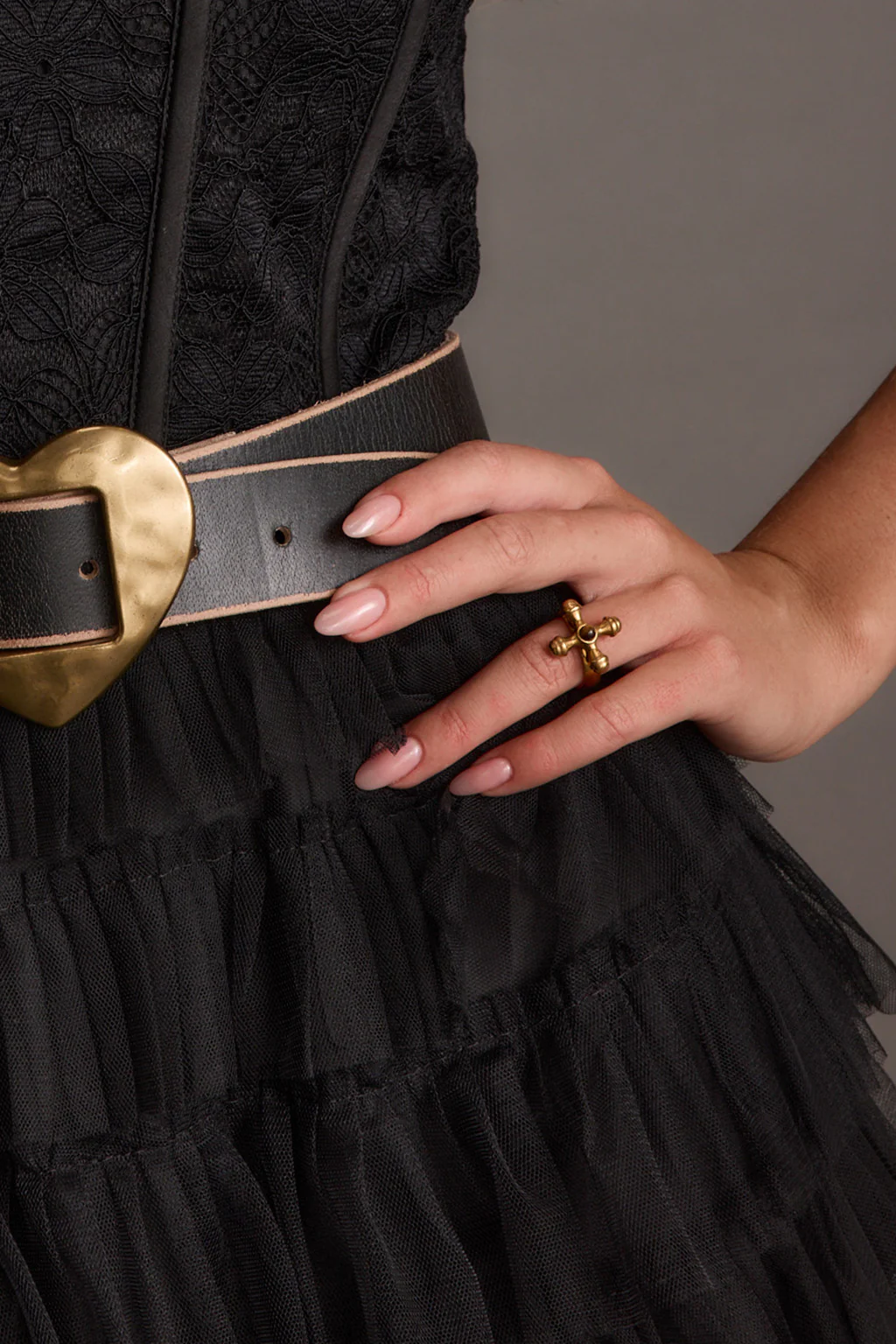 Standout Tigers Eye Cross Ring