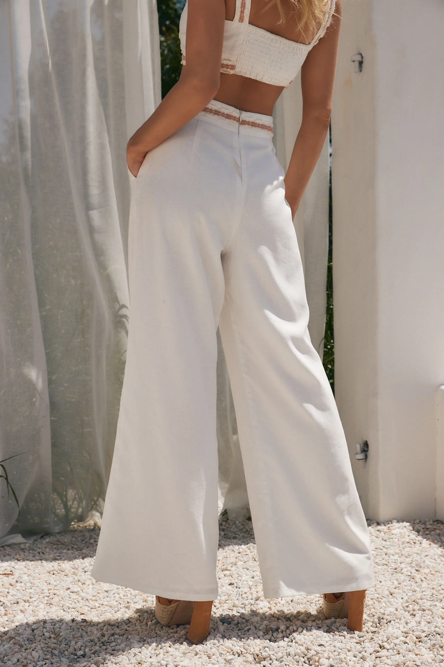 Summer Night City Buckle Trousers - Image 4