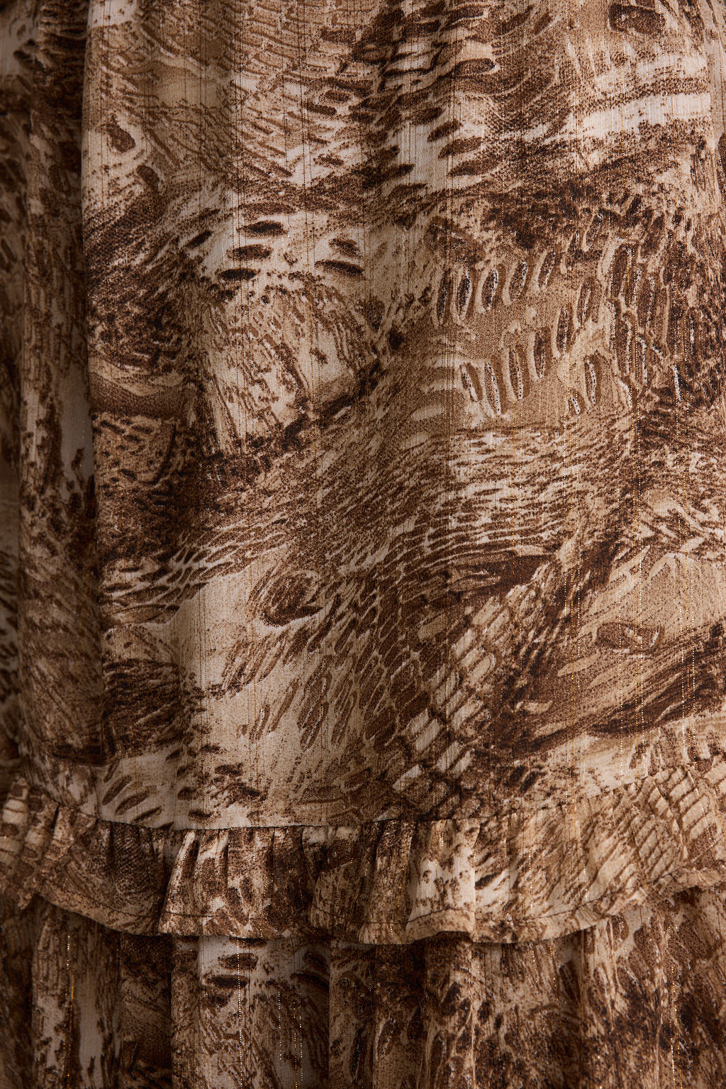 Sundance Mocha Printed Maxi Dress - Image 6