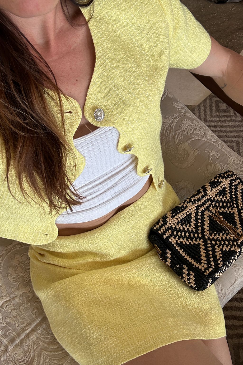 Sunday Yellow Cropped Jacket - Image 10